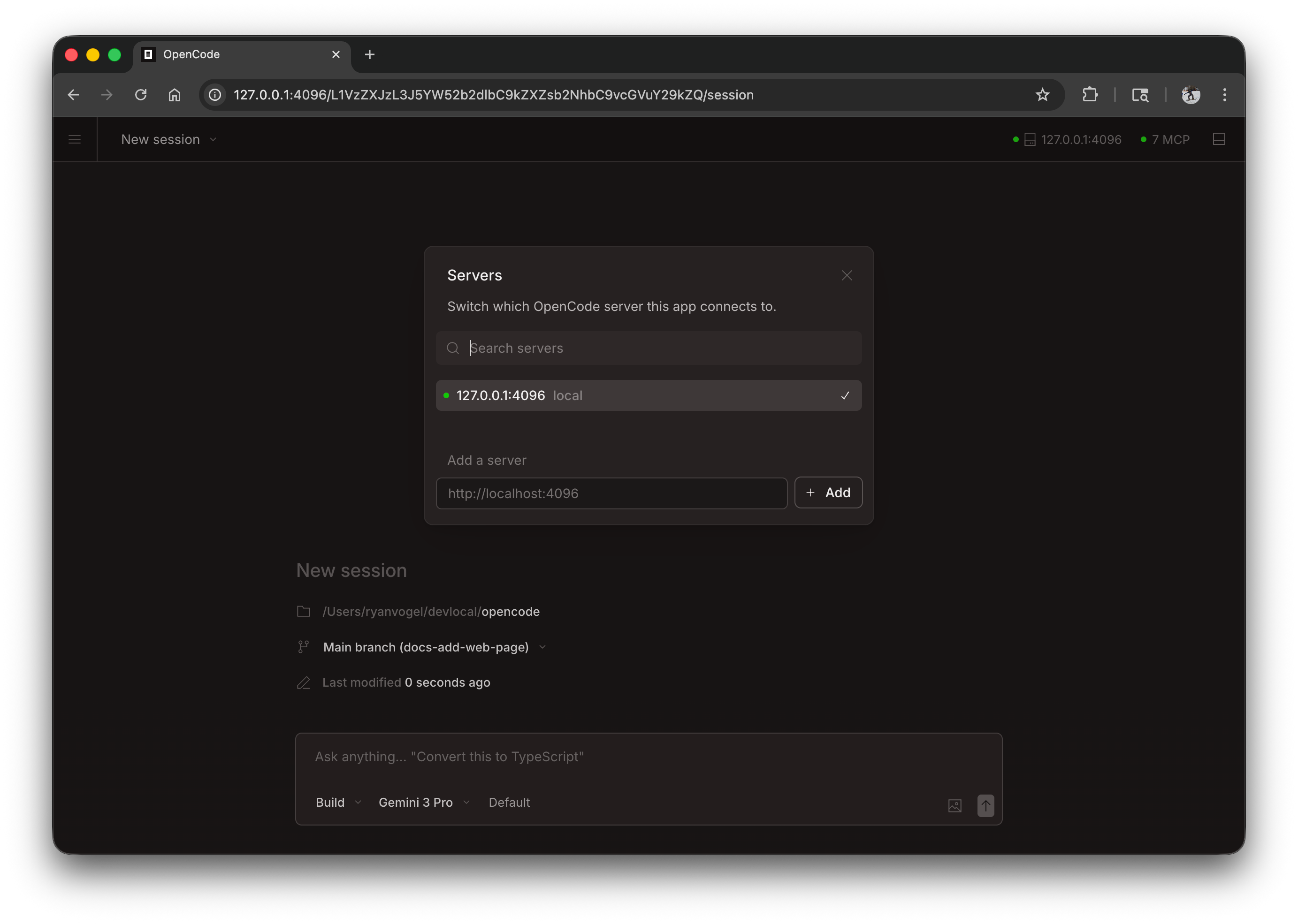 Fring Web - See Servers